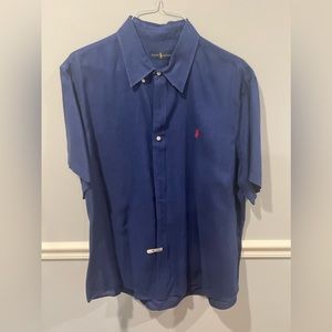 Ralph Lauren Linen Men Shirt XXL